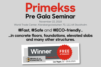 Come and learn how   PrīmX  Composite  concrete technology can help you to increase speed, reduce costs, and ensure safe and ECO-friendly concrete construction.
  And yes - make concrete floors beautiful and shiny!